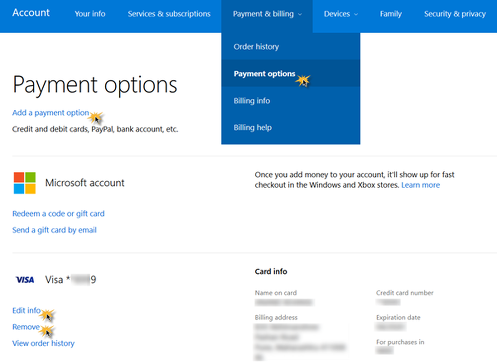Microsoft account redeem