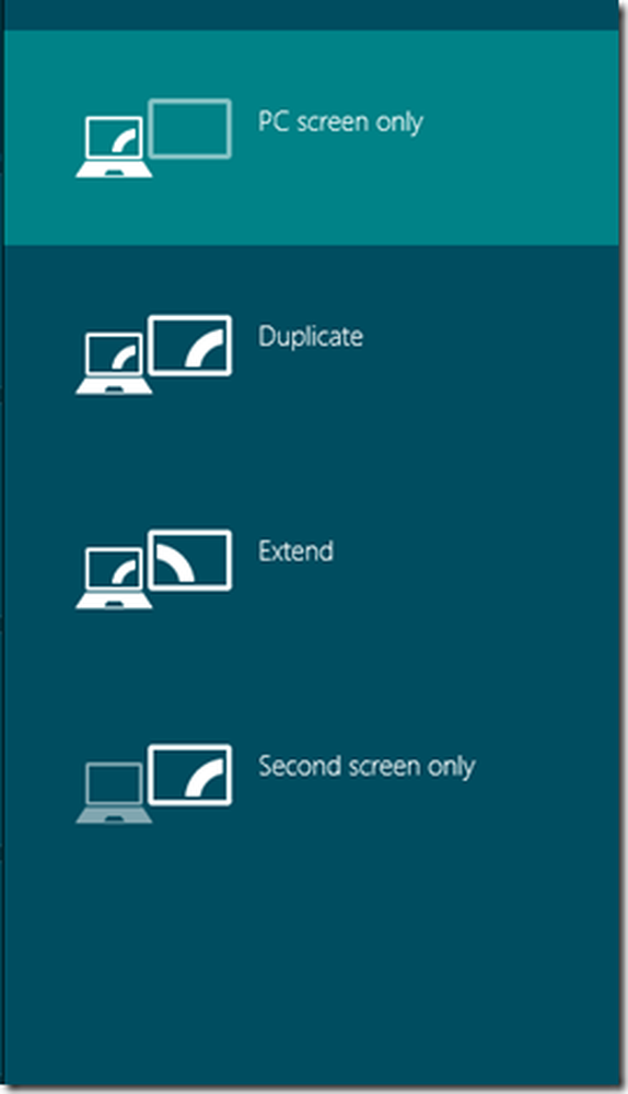 Screen options