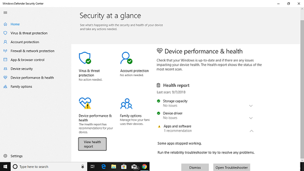 Internal power error windows. Internal power error windows