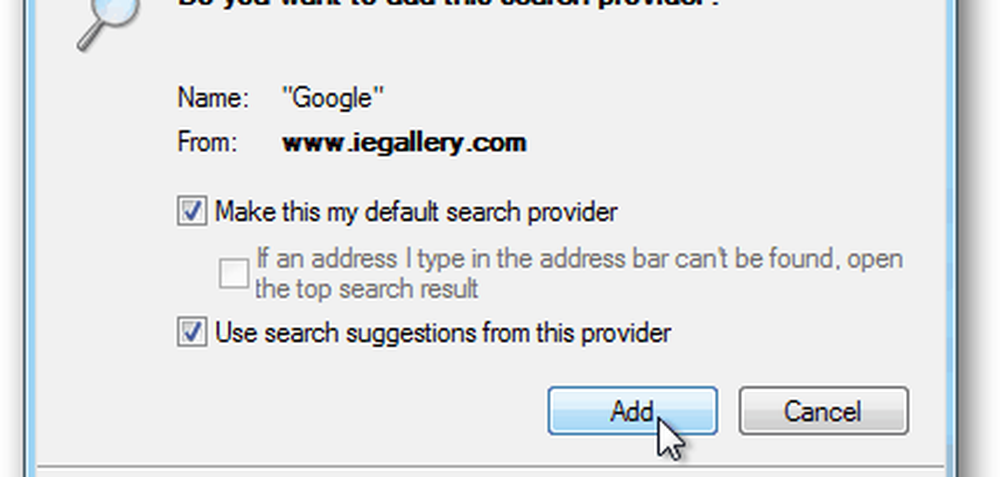 Search provider