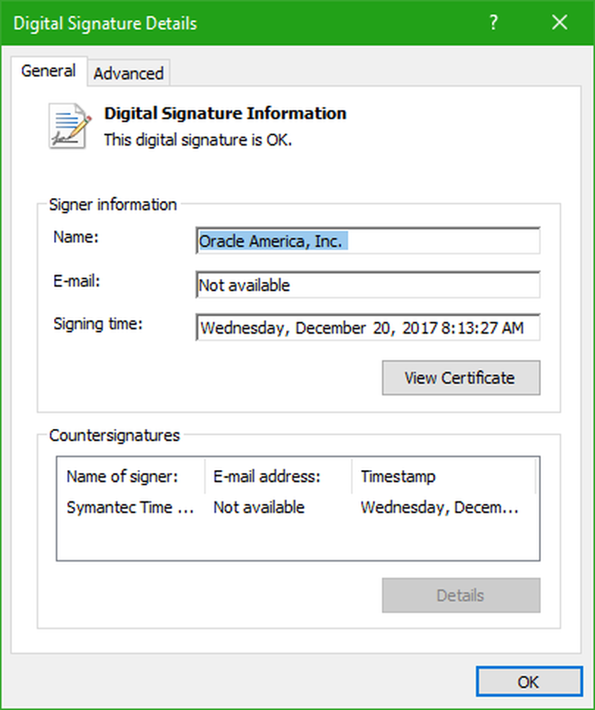 Windows cannot verify the digital signature. Windows cannot verify the digital signature