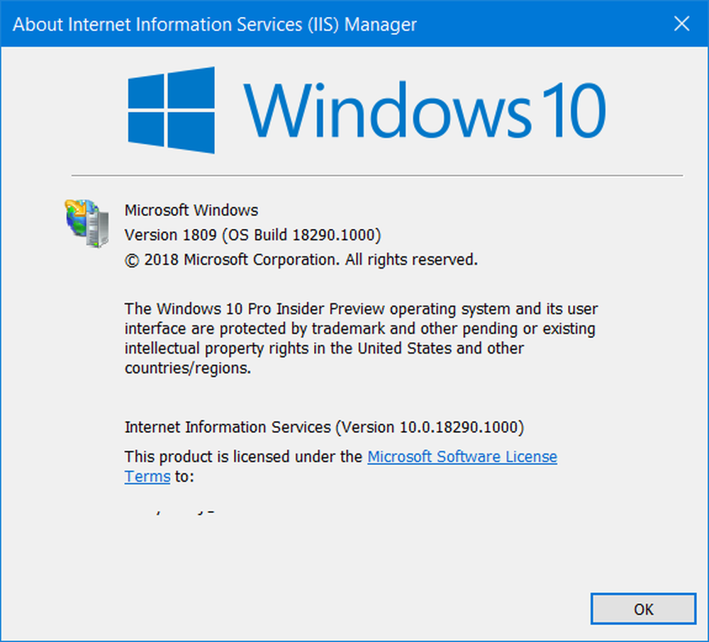 Windows versions installer. Windows 10 служб IIS.