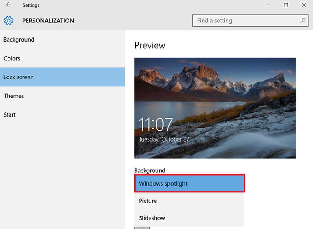 Windows spotlight не меняет картинку windows 11