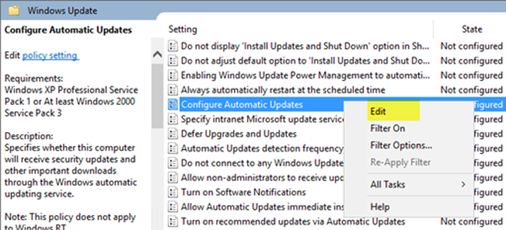 Microsoft update service