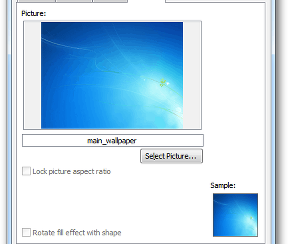 Fill effect. Fill effect