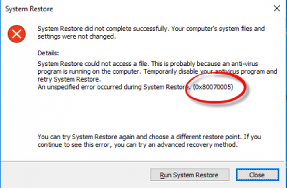 0x80070005 как исправить. Ошибка восстановления. System restore. 0x800700b7