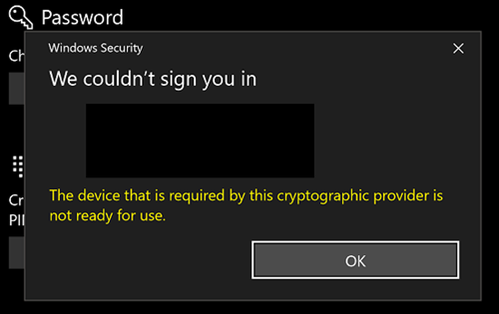 No suitable device found. No suitable device found