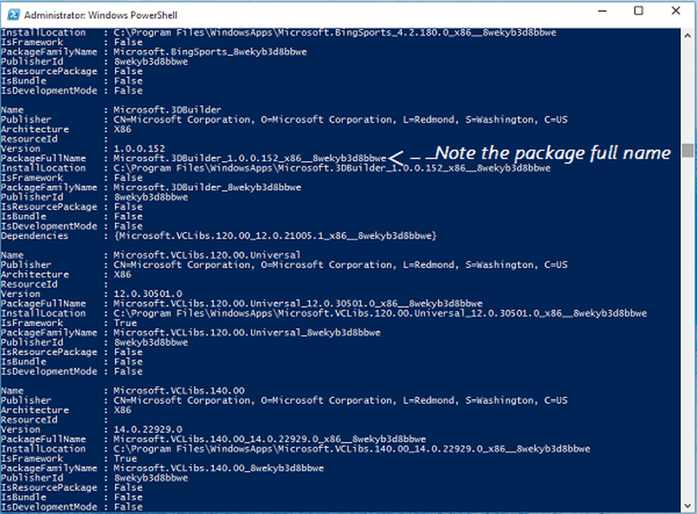 Powershell uninstall