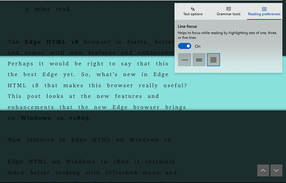 Edge html. Reading preferences.