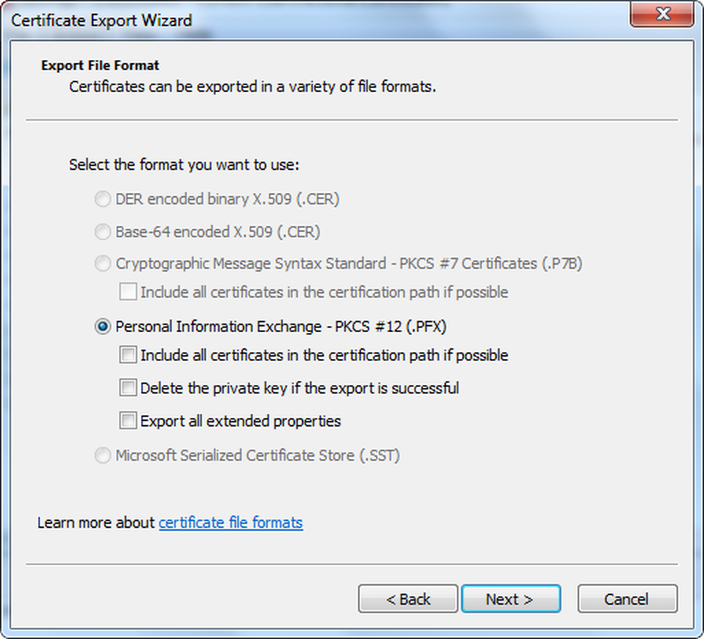 File extension is used to