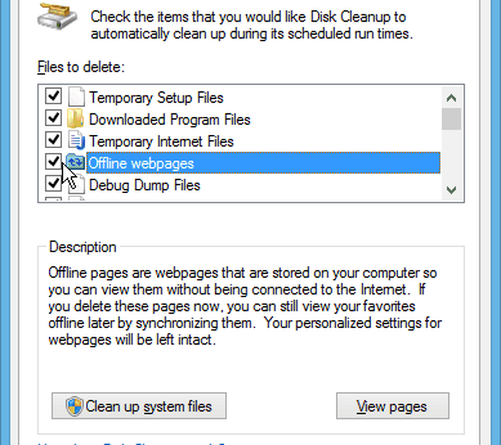 Run disk. Clean up automatically