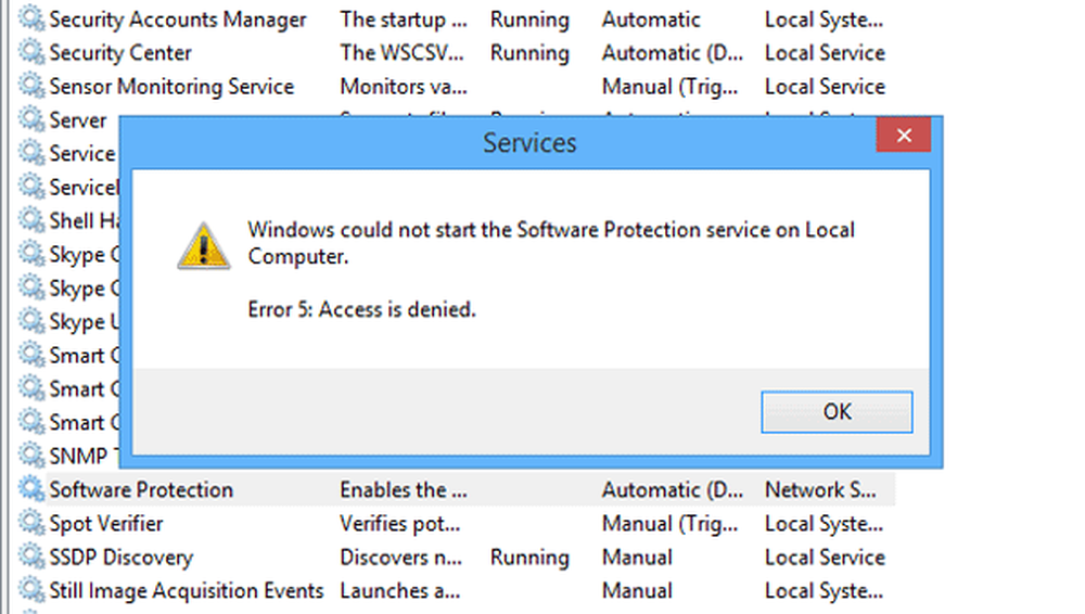 Windows could. Окно Windows Protection. System Error 5. The "Automation License Manager service" has not been started! Please start the service. Win10
