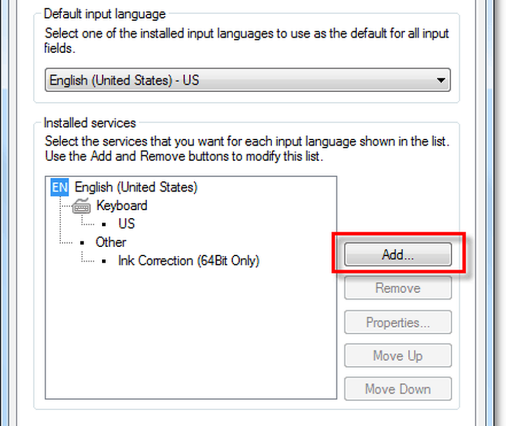Installer language