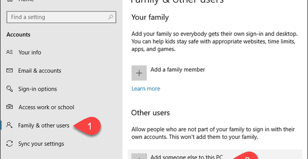 User option set